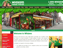 Tablet Screenshot of 1800whiskers.com